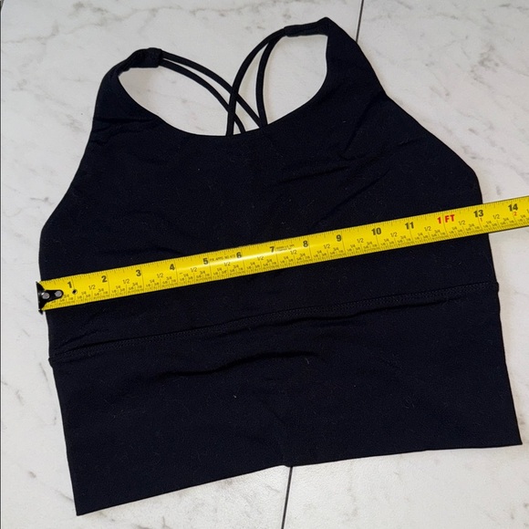 Longline sports bra - black - size medium - Picture 5 of 5
